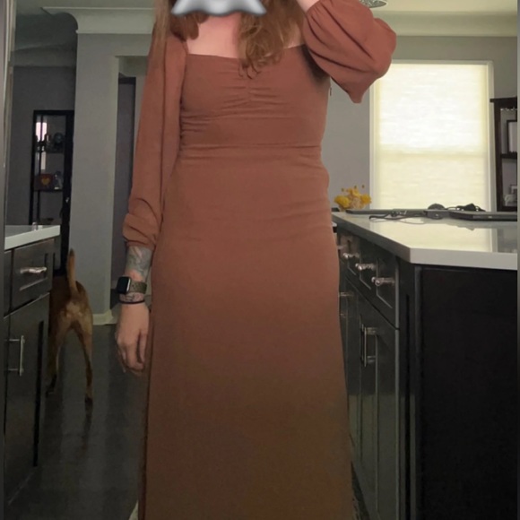 wilfred jacqueline dress epicurean brown NEW WITH TAGS - Picture 2 of 9